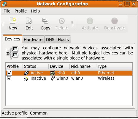 help! wireless network not active
