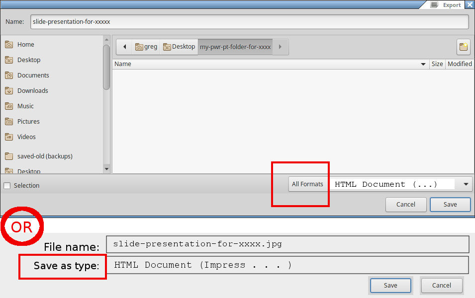 How to save all Power Point (.ppt) slides as .jpg’s in Libre or Open Office
